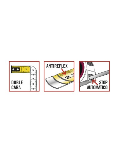 FLEXOMETRO CINTA 25/5 MT.AUTO LOCK RATIO (3)