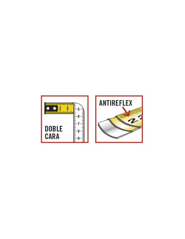 FLEXOMETRO CINTA 25/5 MTS.COMPRESS RATIO (2)