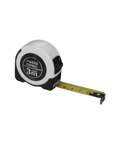 FLEXOMETRO CINTA 16/3 MTS.COMPRESS RATIO