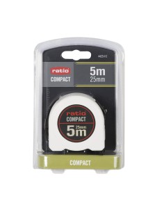 FLEXOMETRO CINTA 25/5 MTS.COMPACT RATIO (1) 2