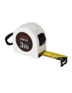 FLEXOMETRO CINTA 16/3 MTS.COMPACT RATIO