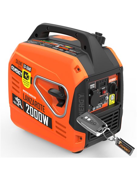 Generador 2000W-230V Inverter Arranque Eléctrico Control Remoto Modelo Lanzarote RC