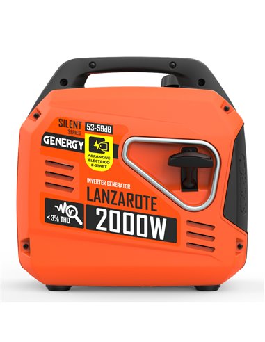 Generador 2000W-230V Inverter Arranque Eléctrico Control Remoto Modelo Lanzarote RC