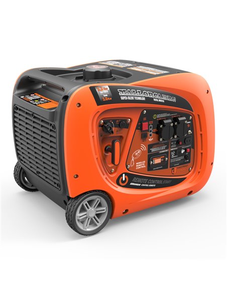 Generador 3200W-230V Inverter Arranque Eléctrico Control Remoto Modelo Mallorca III RC