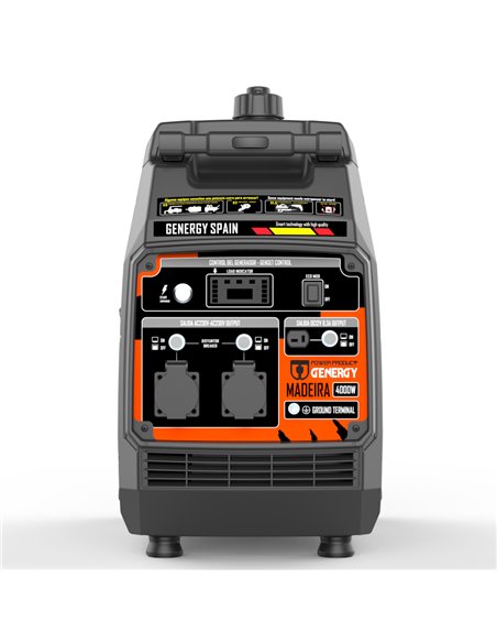 Generador 4000W-230V Inverter Arranque Eléctrico Modelo Madeira