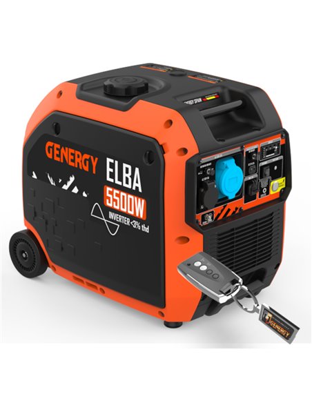 Generador 5500W-230V Inverter Arranque Eléctrico Control Remoto Modelo Elba RC