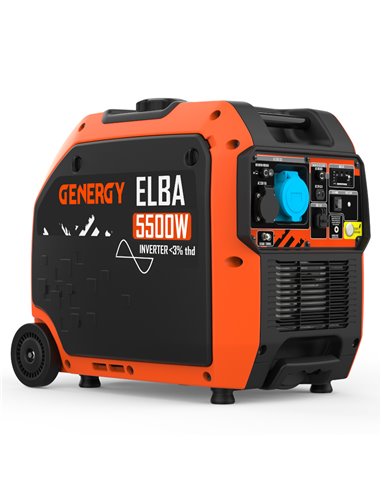 Generador 5500W-230V Inverter Arranque Eléctrico Control Remoto Modelo Elba RC