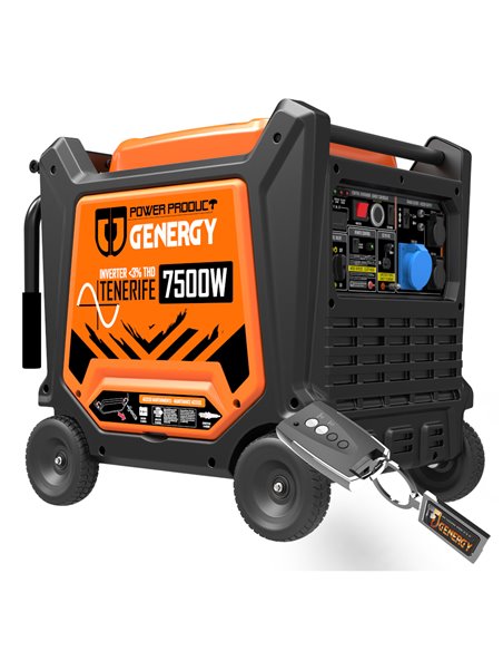 Generador 7500W-230V Inverter Arranque Eléctrico Control Remoto Modelo Tenerife II RC