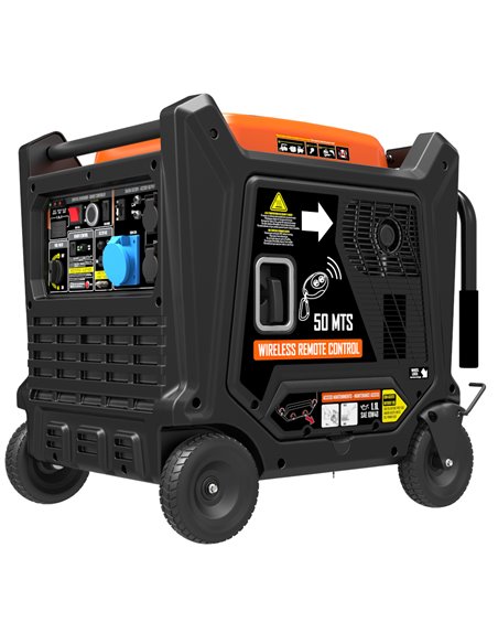 Generador 7500W-230V Inverter Arranque Eléctrico Control Remoto Modelo Tenerife II RC