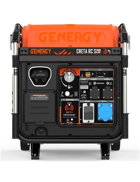 Generador 7500W-230V Inverter Silencioso Arranque Eléctrico Control Remoto Modelo Creta-RC Silent