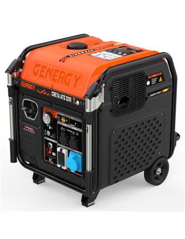 Generador 7500W-230V Inverter Silencioso Arranque Automático Fallo de Red Modelo Creta-ATS Silent