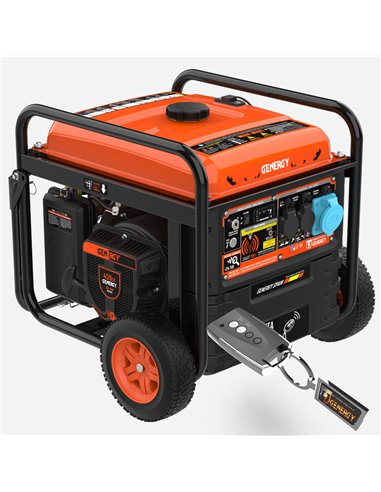 Generador 7500W-230V Inverter Arranque Eléctrico Control Remoto Modelo Creta-RC