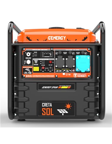 Generador 7500W-230V Inverter Arranque Automático Apoyo Solar Modelo Creta-SOL