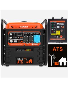 Generador 7500W-230V Inverter Arranque Automático Fallo de Red Modelo Creta-ATS