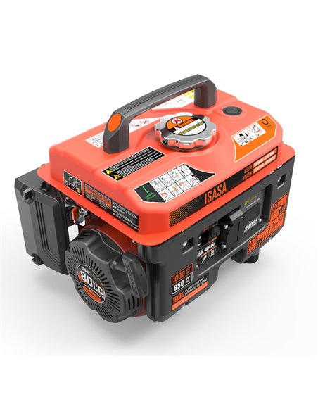Generador 1000W-230V Gasolina Arranque Manual Modelo Isasa