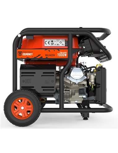 Generador 7000W-230V Gasolina Arranque Manual Modelo Mulhacen