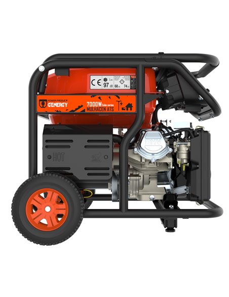 Generador 7000W-230V Gasolina Arranque Automático Fallo de Red Modelo Mulhacen-ATS