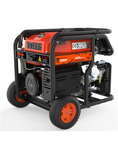 Generador 7000W-230V Gasolina Arranque Automático Apoyo Solar Modelo Mulhacen-SOL
