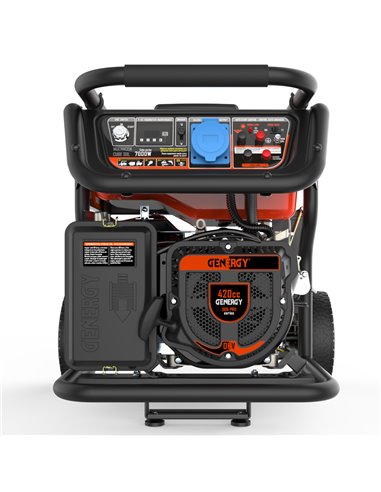 Generador 7000W-230V Gasolina Arranque Automático Apoyo Solar Modelo Mulhacen-SOL