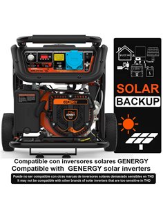 Generador 4500W-230V Gasolina Arranque Automático Apoyo Solar Modelo Moncayo-SOL