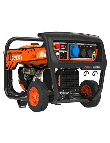 Generador 7000W-230V Gasolina Arranque Eléctrico Modelo Astún
