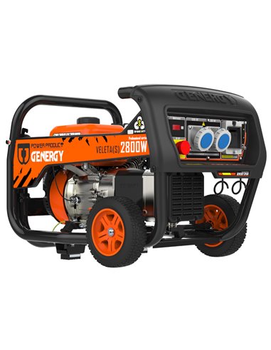 Generador 2800W-230V Gasolina Arranque Manual Modelo Veleta-S