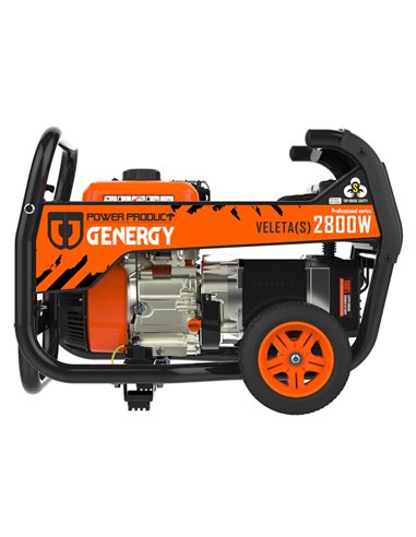 Generador 2800W-230V Gasolina Arranque Manual Modelo Veleta-S