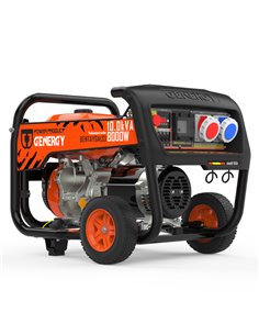Generador 8000W-400V 7000W-230V Gasolina Trifásico Arranque Manual Modelo Bentayga-S
