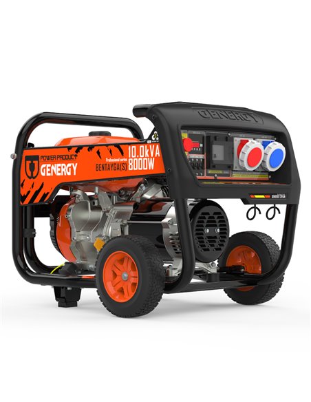 Generador 8000W-400V 7000W-230V Gasolina Trifásico Arranque Manual Modelo Bentayga-S