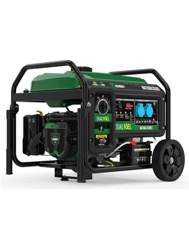 Generador 3300W-230V Gas y Gasolina Arranque Eléctrico Modelo Natura 3500