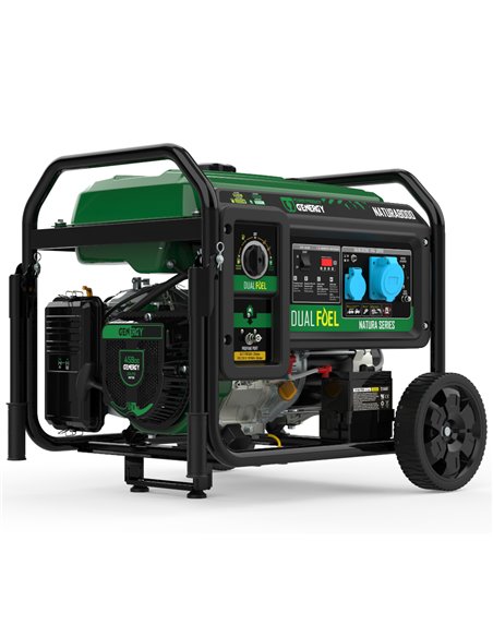 Generador 8500W-230V Gas y Gasolina Arranque Eléctrico Modelo Natura 8000