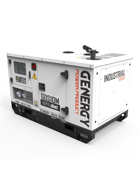 Generador 10kVA 8.000W 230V Diesel Modelo GDS10M