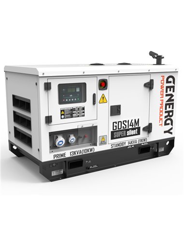 Generador 14kVA 11.000W 230V Diesel Modelo GDS14M