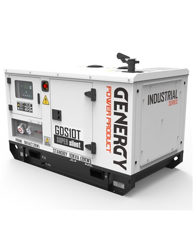 Generador 10kVA 8.000W 400/230V Diesel Modelo GDS10T