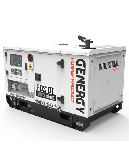 Generador 10kVA 8.000W 400/230V Diesel Modelo GDS10T