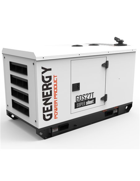 Generador 27kVA 22.000W 400/230V Diesel Modelo GDS27T