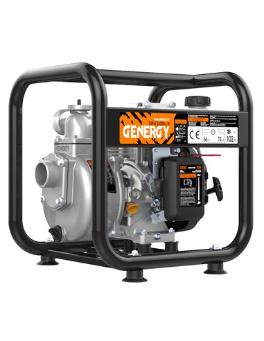 Motobomba Gasolina Turia 35.000 L/H 28 Mts Arranque Manual