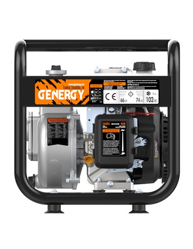 Motobomba Gasolina Turia 35.000 L/H 28 Mts Arranque Manual