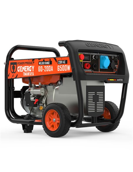 Motosoldadora Timanfaya 6500W 200A Arranque Eléctrico
