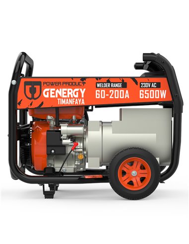 Motosoldadora Timanfaya 6500W 200A Arranque Eléctrico