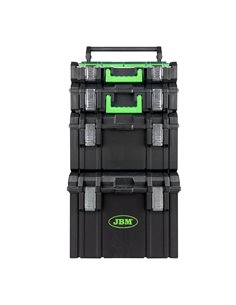 CARRO MODULAR CON 4 CAJAS APILABLES 2