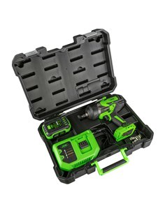PISTOLA DE IMPACTO BRUSHLESS A BATERÍA 1/2" 1300NM CON MALETÍN 2