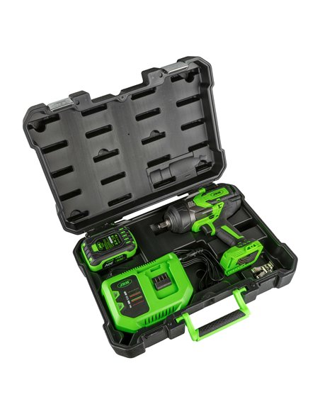 PISTOLA DE IMPACTO BRUSHLESS A BATERÍA 1/2" 1300NM CON MALETÍN