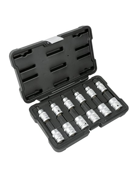 SET DE 12 PUNTAS HEXAGONALES DE 1/2"