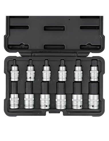 SET DE 12 PUNTAS HEXAGONALES DE 1/2"