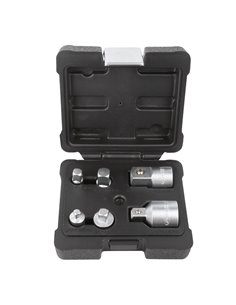 MINI SET DE 6 ADAPTADORES DE 1/4", 3/8", 1/2" Y 3/4"