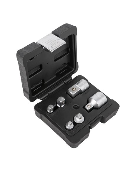 MINI SET DE 6 ADAPTADORES DE 1/4", 3/8", 1/2" Y 3/4"