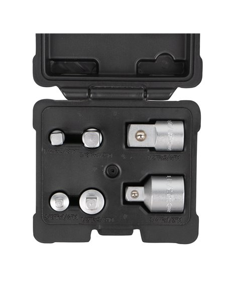 MINI SET DE 6 ADAPTADORES DE 1/4", 3/8", 1/2" Y 3/4"