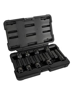 SET DE 8 PUNTAS DE IMPACTO HEXAGONALES DE 1/2" 2