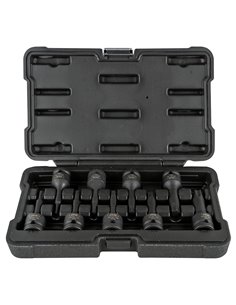 SET DE 9 PUNTAS DE IMPACTO TORX DE 1/2"